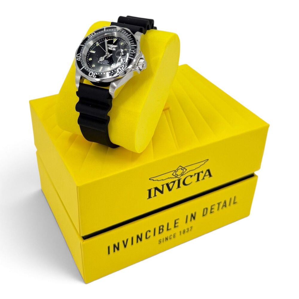 NEW Invicta Pro Diver Sine Automatic Men's Watch 40mm Black Dial (9110)